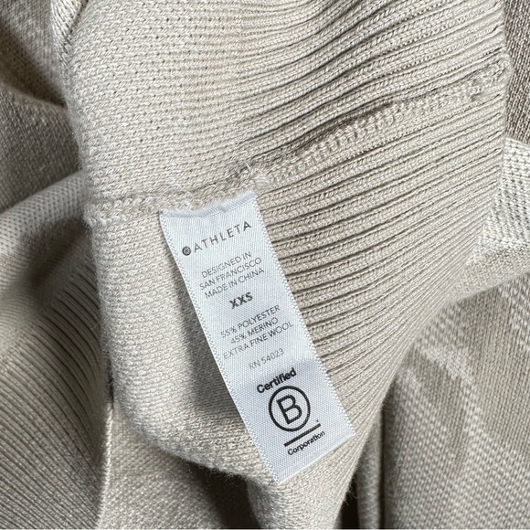 ATHLETA Jacquard Merino Wool Knit Crewneck Pullover - Picture 9 of 11